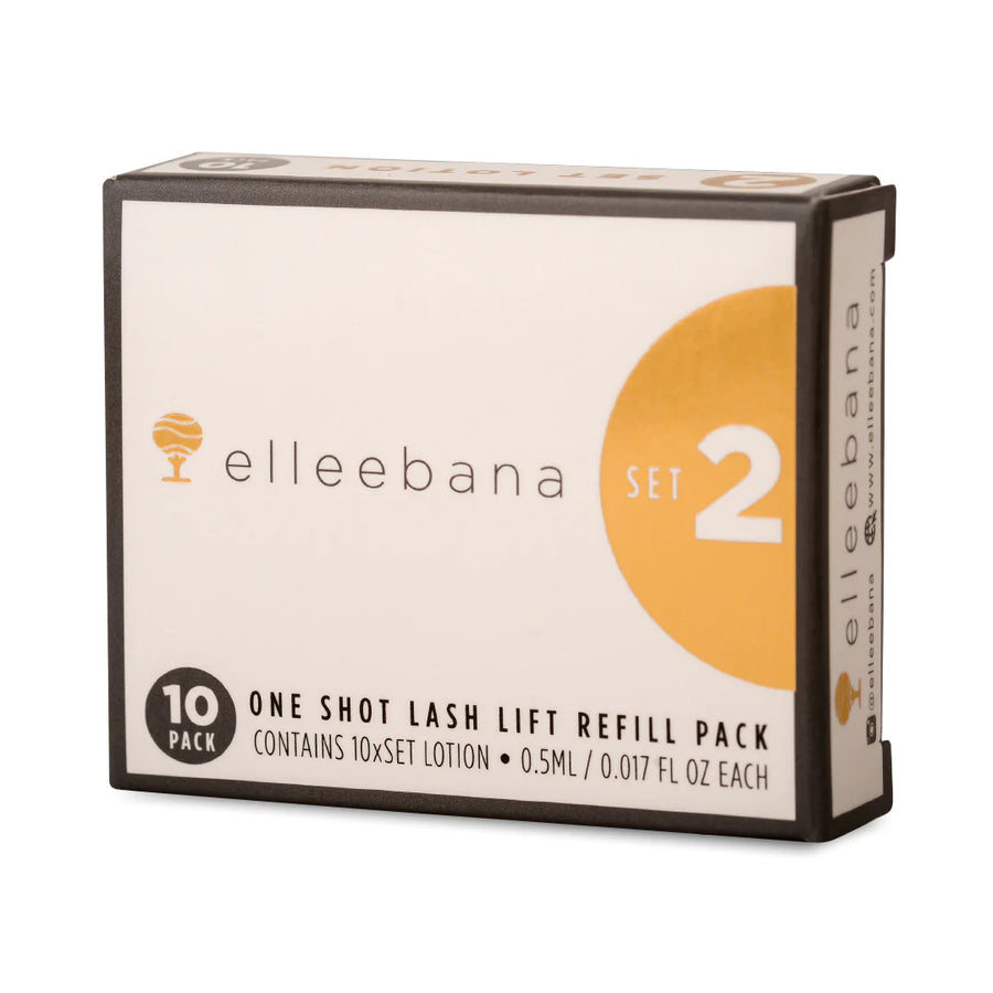 Elleebana One Shot Lash Lift Step 2 Setting Solution Only | 10 Pack