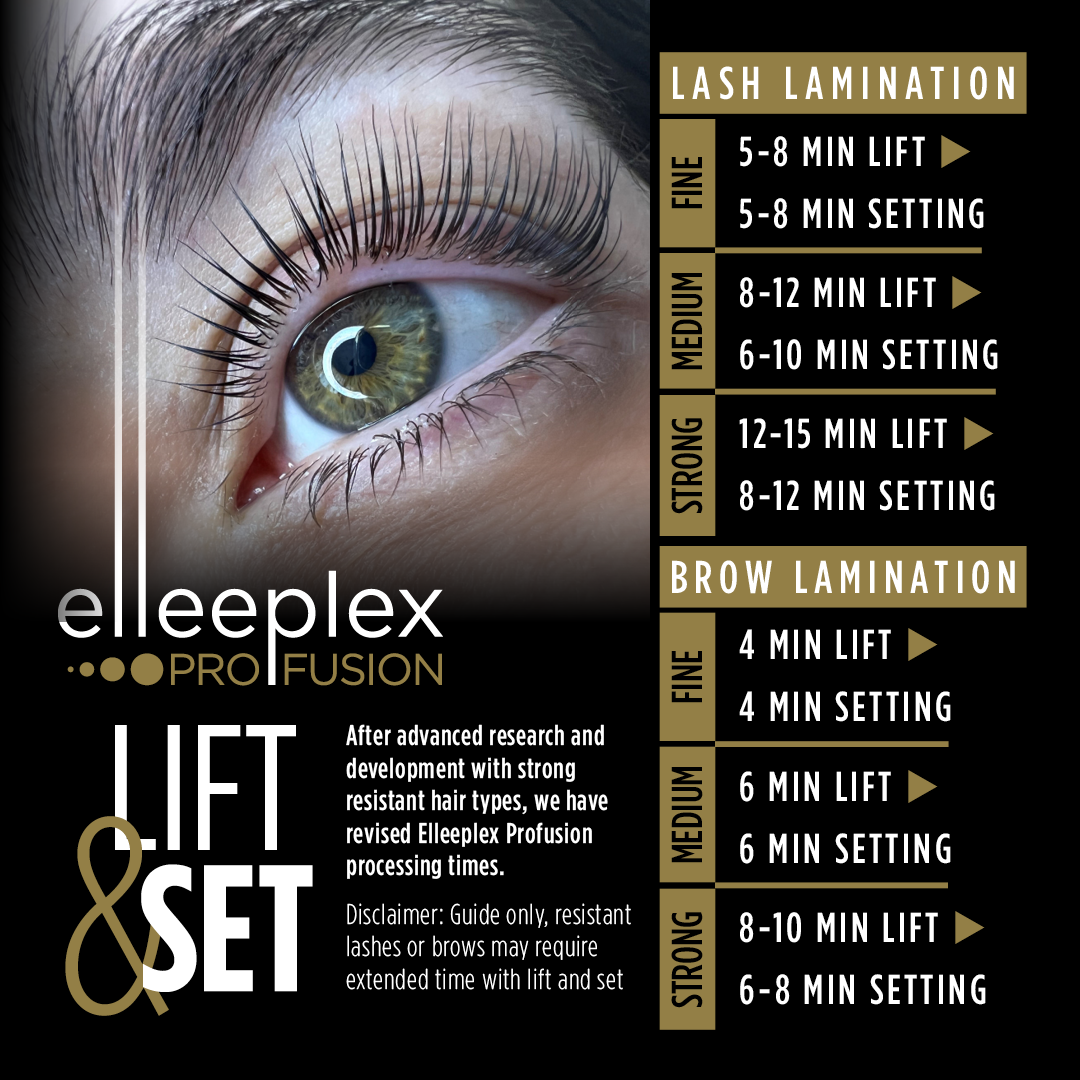 Elleeplex Pro Fusion Lash and Brow Lamination STARTER KIT Elleebana Lashes